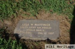 Lyle W Hastings