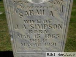 Sarah Ann Todd Simpson