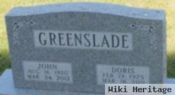 Doris E Snyder Greenslade