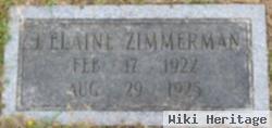 J. Elaine Zimmerman