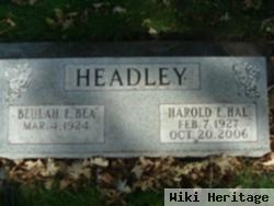 Harold E. "hal" Headley