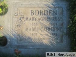 Mary Agnes Rose Borden