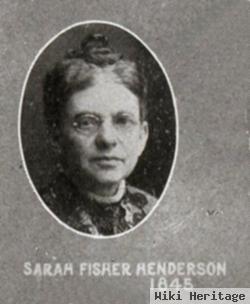 Sarah Josephine Fisher Henderson