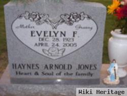 Evelyn F. Haynes Arnold Jones