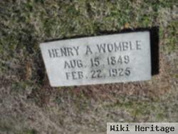 Henry Alfred Womble