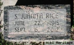 S. Juanita Frank Rice