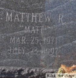 Matthew R. "matt" Corbett