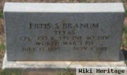 Ertis S Branum