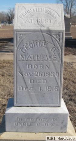 George O Mathews