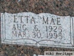 Etta Mae Boller Regelman