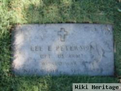 Lee E Peterson