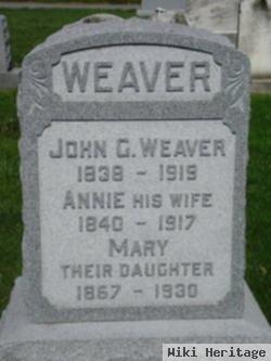 John G Weaver