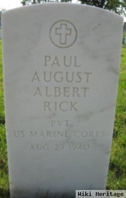 Paul August Albert Rick