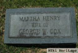 Martha Henry Cox