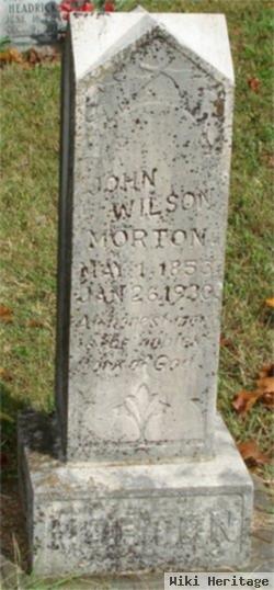 John Wilson Morton