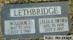 Lelia E "mimi" Lethbridge