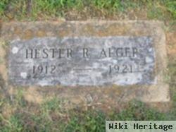 Hester R Alger