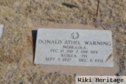 Pfc Donald Athel Warning