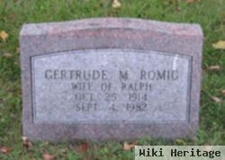 Gertrude M Romig