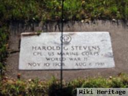 Harold G Stevens