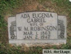 Ada M. Eugenia Gabriel Robinson