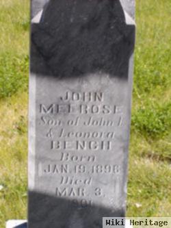 John Melrose Bench