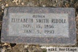 Elizabeth Jane Smith Riddle