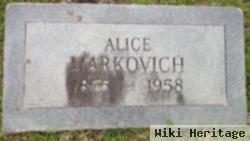 Alice Leona Mccormick Markovich