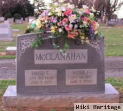 David E Mcclanahan