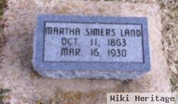 Martha Adeline Simers Land