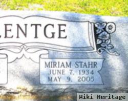 Miriam Frances Stahr Flentge