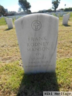 Frank Rodney Manson