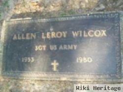 Sgt Allen Leroy Wilcox