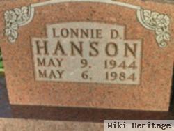 Lonnie D Hanson