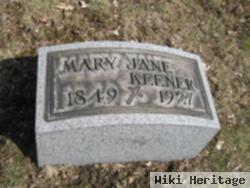 Mary Jane "jennie" Keener