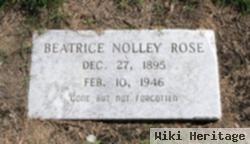 Sarah Beatrice "bee" Nolley Rose