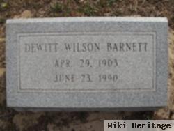 Dewitt Wilson Barnett