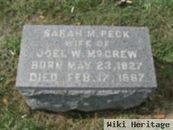 Sarah M Peck Mcgrew