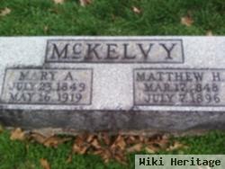 Mary A. Mckelvy