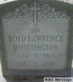 Boyd Lawrence Whittington