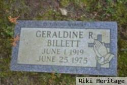 Geraldine R Billett