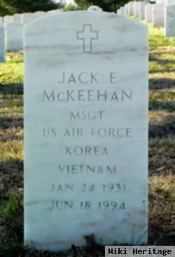 Jack E Mckeehan