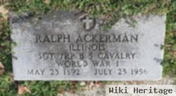 Sgt Ralph Ackerman