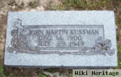 John Martin Kussman