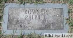 Ralph L. Bowser