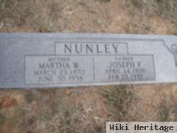 Martha W Nunley