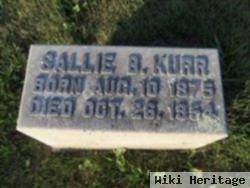 Sallie B. Webber Kurr