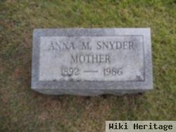 Anna M Fish Snyder