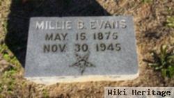 Emelie B "aka Millie B Grantham" Engelhardt Evans