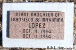 Infant Daughter Lopez